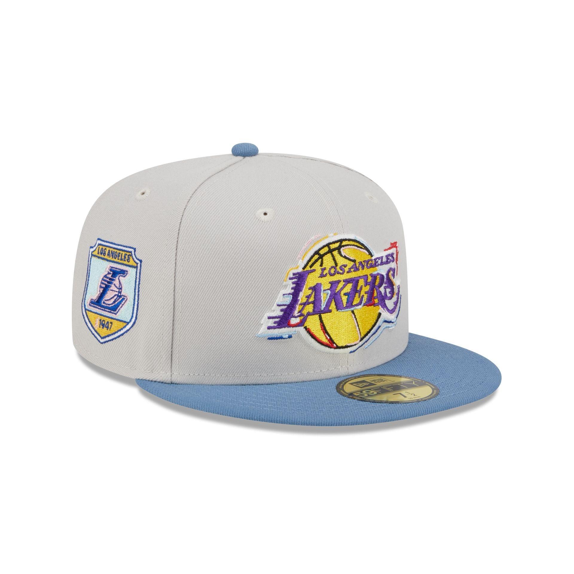 Los Angeles Lakers Color Brush 59FIFTY Fitted Hat Male Product Image