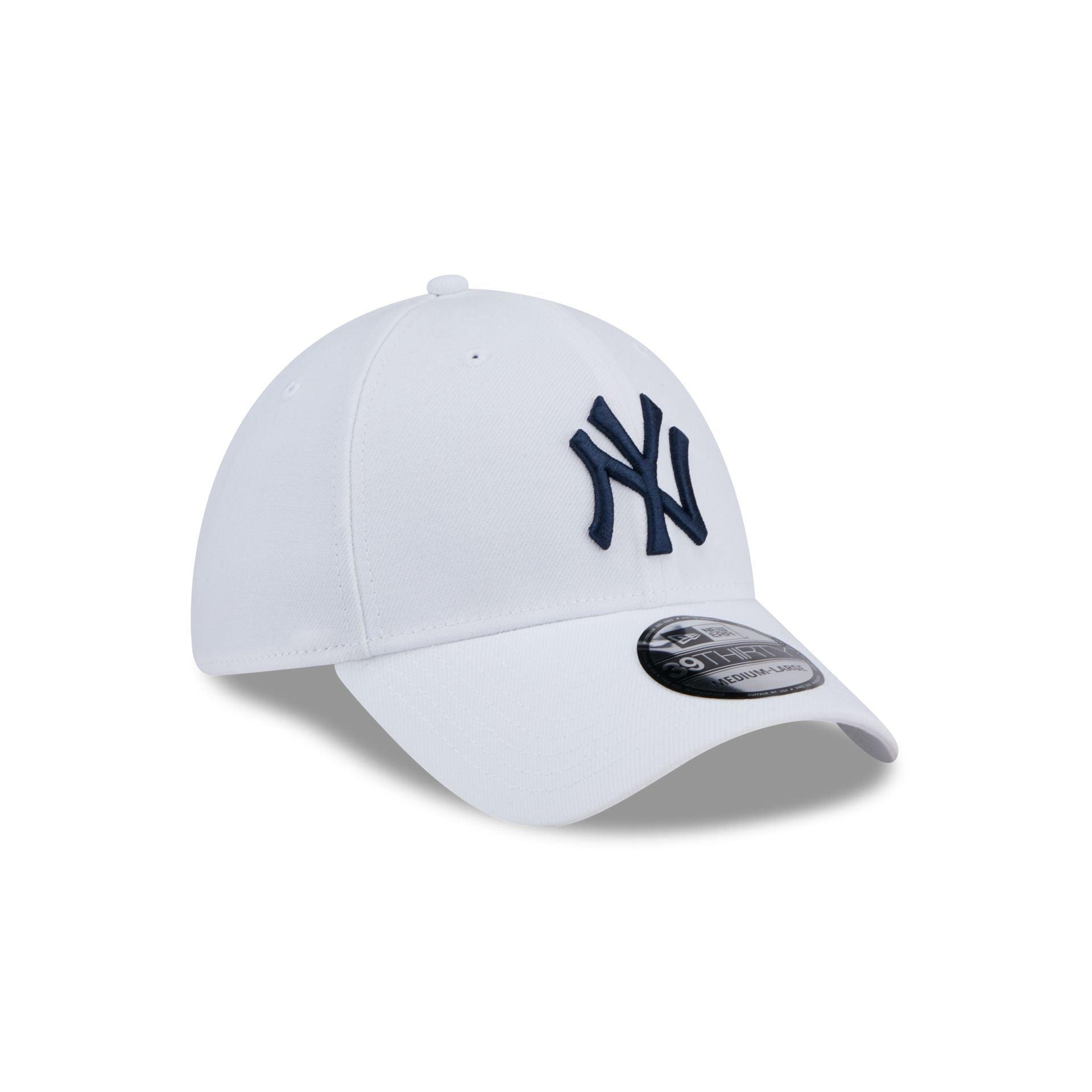 New York Yankees Optic White 39THIRTY Stretch Fit Hat Male Product Image