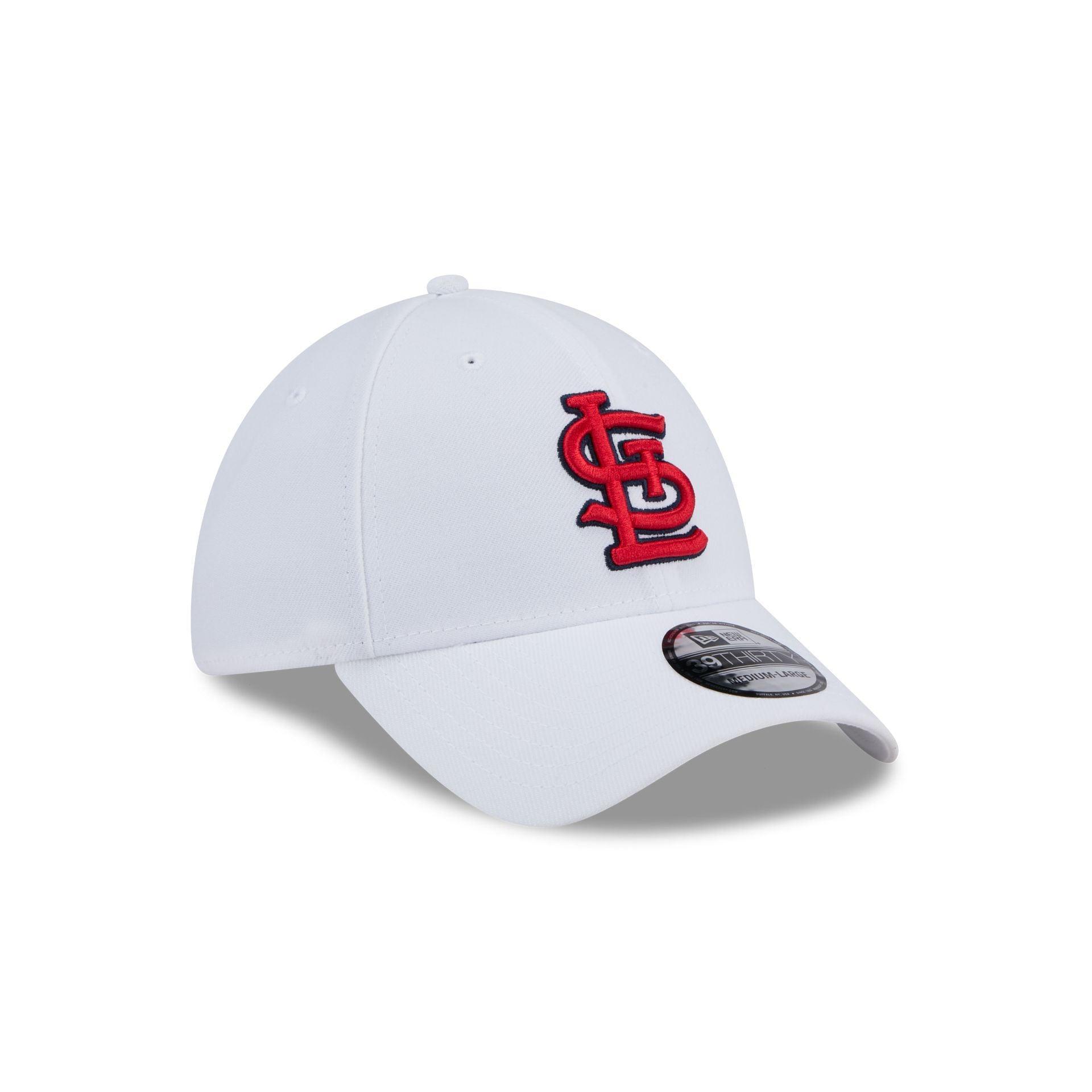 Cleveland Guardians Optic White 39THIRTY Stretch Fit Hat Male Product Image