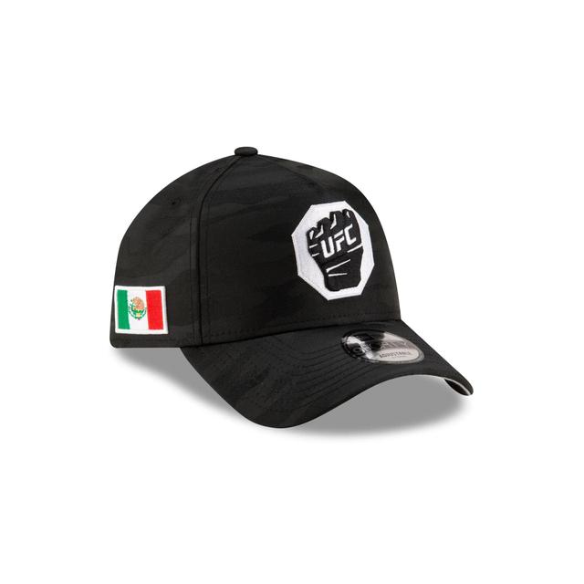 UFC Mexico Black Camo Glove 9FORTY A-Frame Snapback Hat Male Product Image