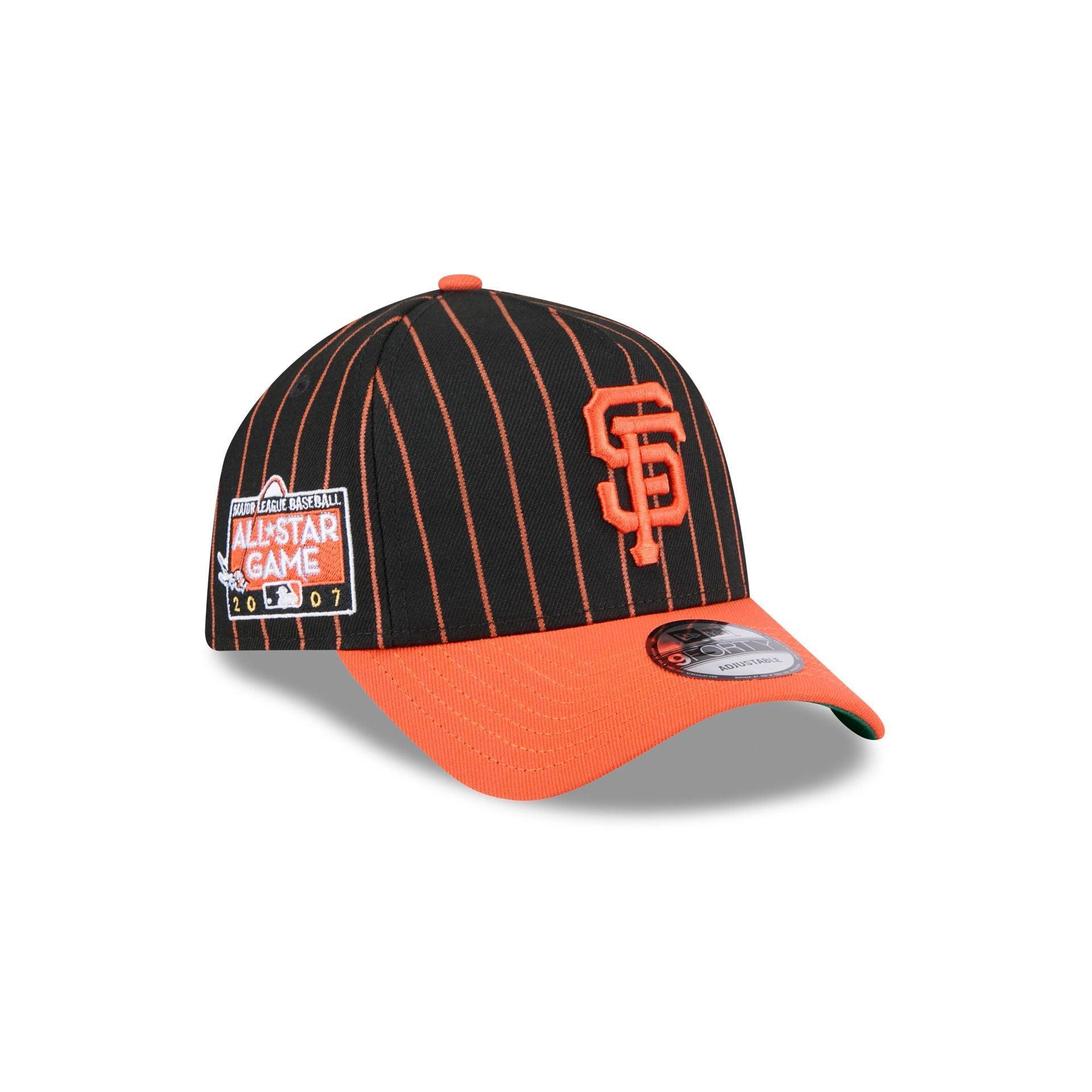 San Francisco Giants All-Star Game Pack Pinstripe 9FORTY A-Frame Snapback Hat Male Product Image