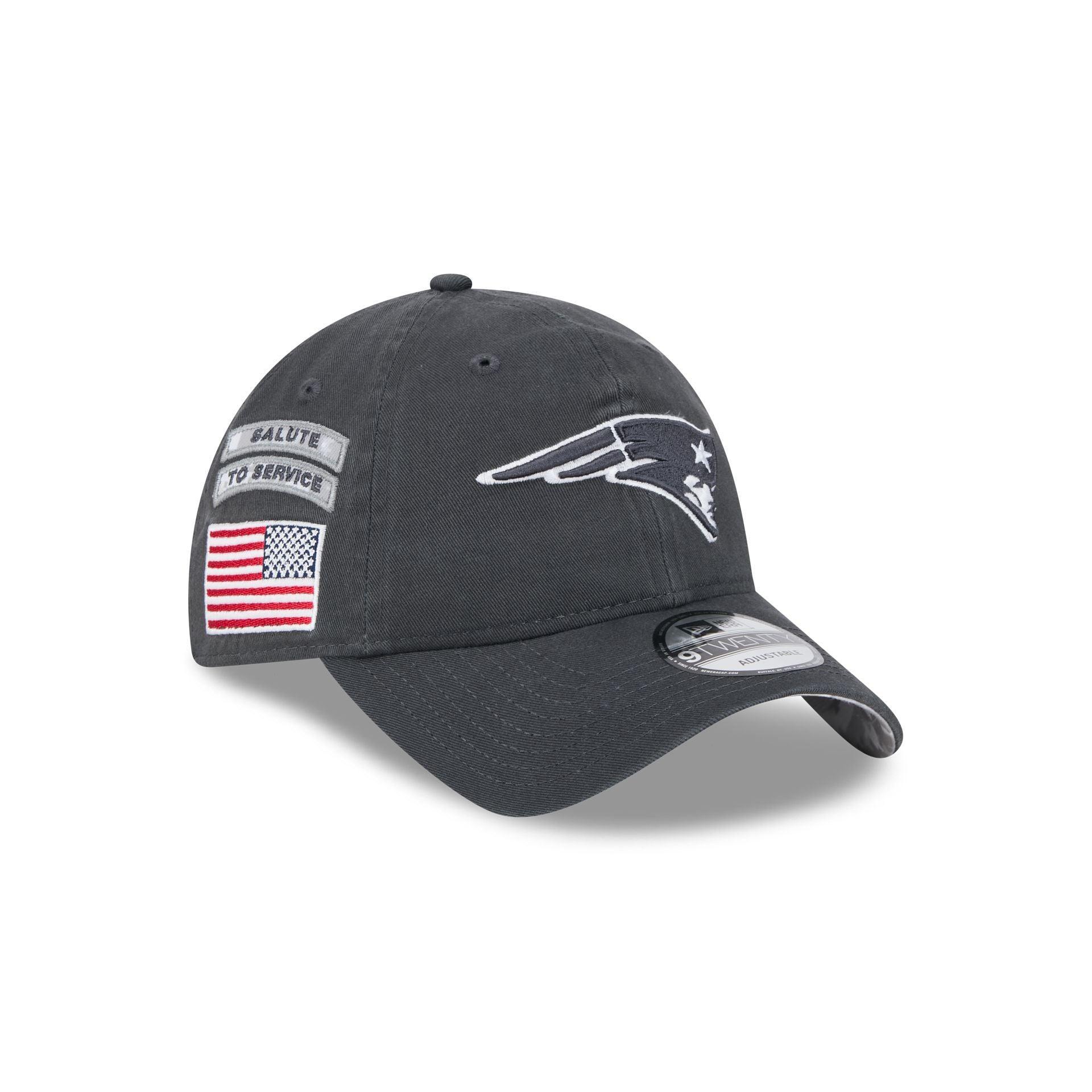 New England Patriots 2024 Salute to Service 9TWENTY Adjustable Hat Male Product Image