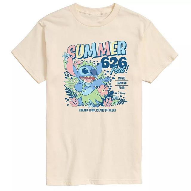 Disneys Lilo & Stitch Mens Summer 626 Fest Graphic Tee Product Image