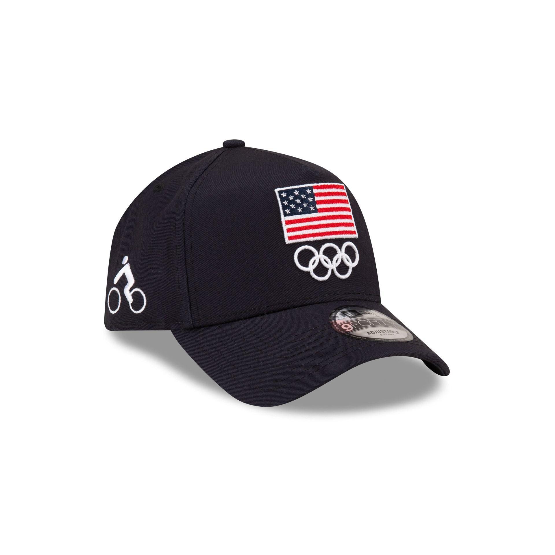 Team USA Gymnastics Navy 9FORTY A-Frame Snapback Male Product Image