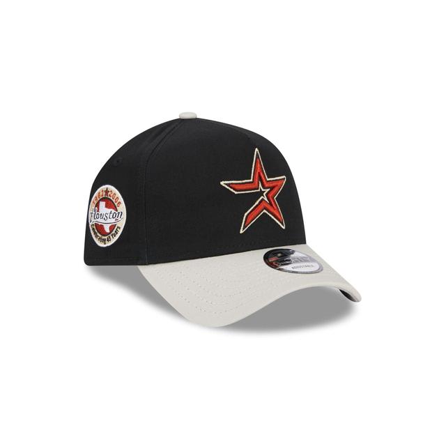 Houston Astros Coop Logo Select 9FORTY A-Frame Snapback Hat Male Product Image