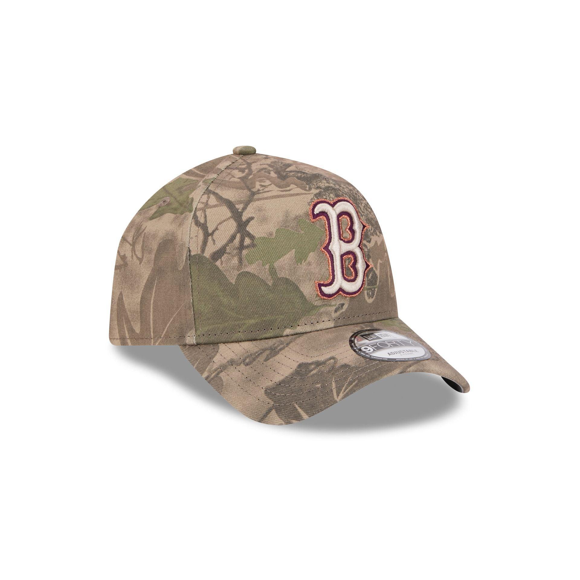 Boston Red Sox Leaf Camo 9FORTY A-Frame Snapback Hat Male Product Image