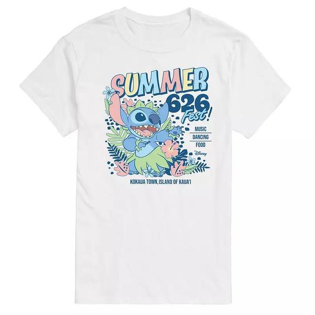 Disneys Lilo & Stitch Mens Summer 626 Fest Graphic Tee Product Image