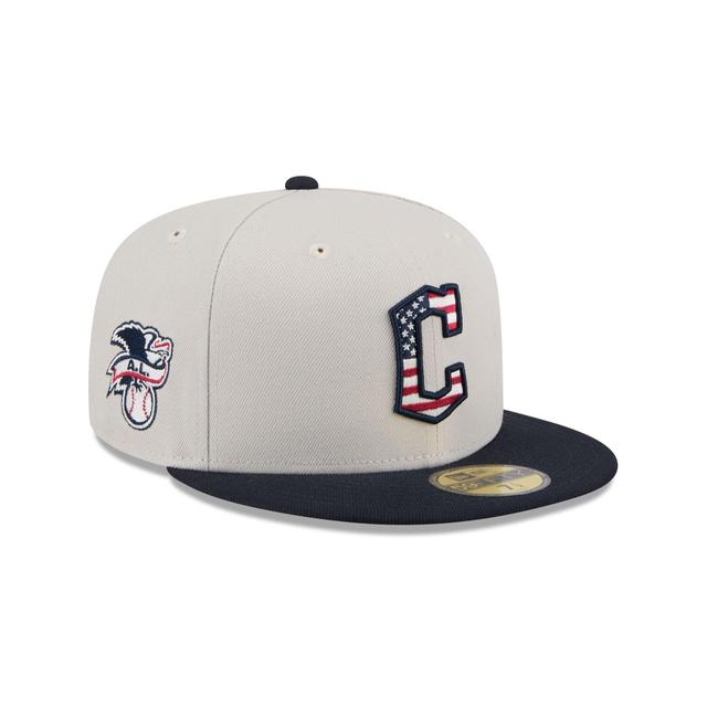 Cleveland Guardians Independence Day 2024 59FIFTY Fitted Hat Male Product Image