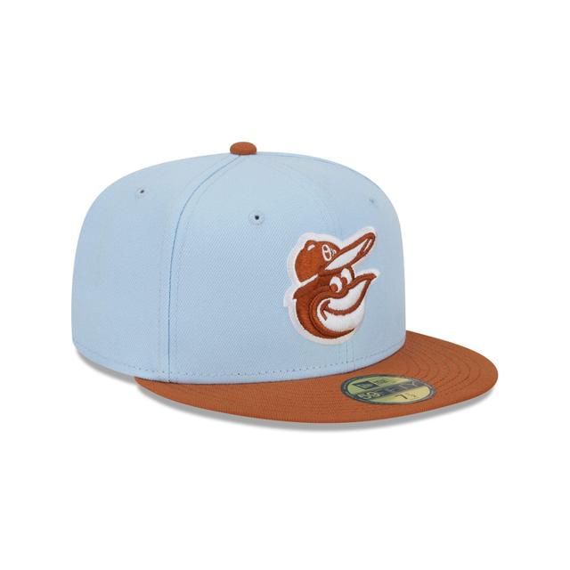 Baltimore Orioles Color Pack Glacial Blue 59FIFTY Fitted Hat Male Product Image