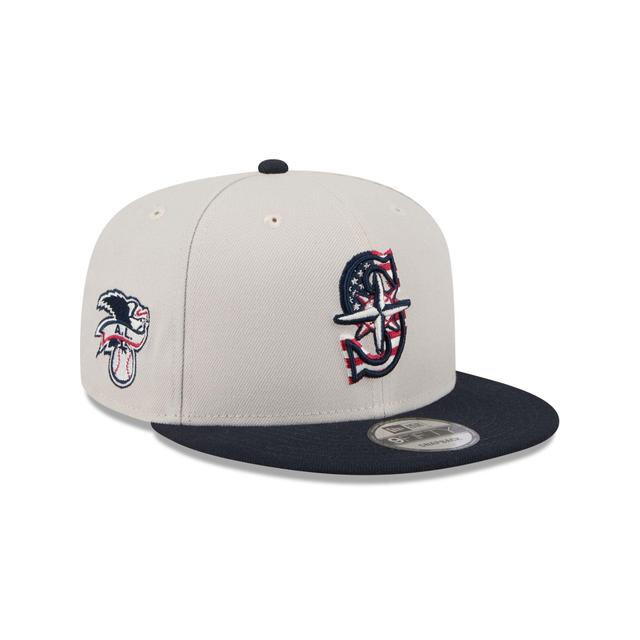 Seattle Mariners Independence Day 2024 9FIFTY Snapback Hat Male Product Image