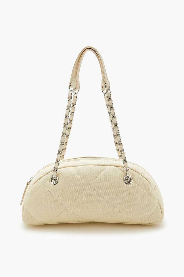 Quilted Denim Baguette Bag | Forever 21 Product Image