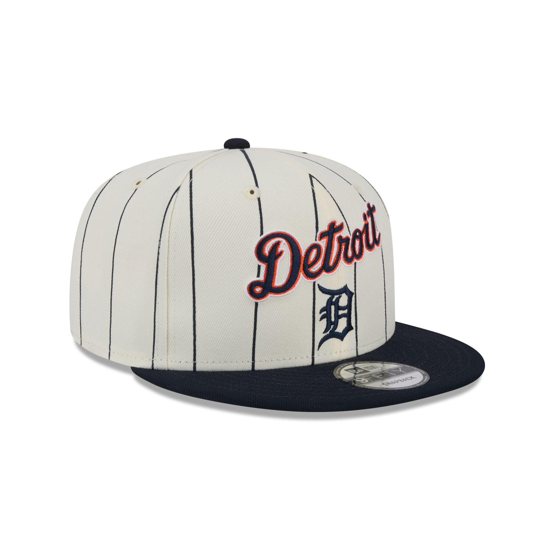 Detroit Tigers Jersey Pinstripe 9FIFTY Snapback Hat Male Product Image