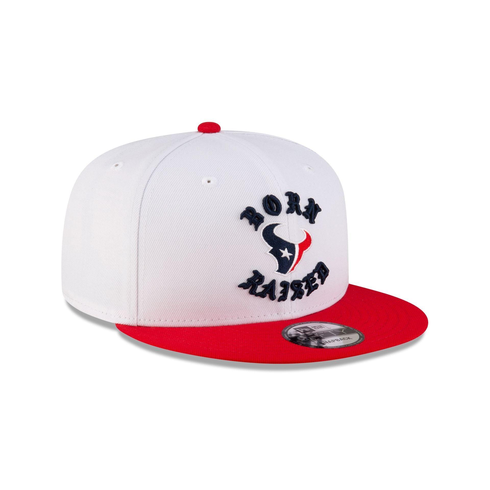 Born x Raised Houston Texans White 9FIFTY Snapback Male Product Image