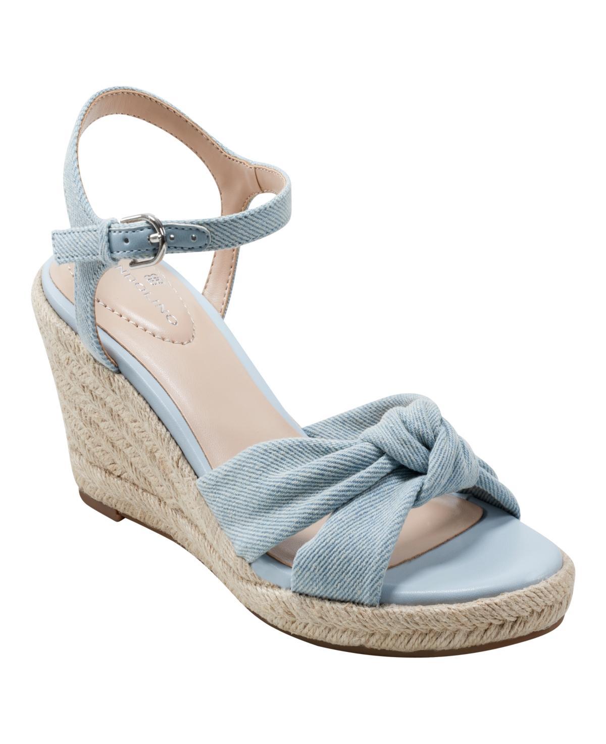 Bandolino Womens Justyne Espadrille Knot Wedge Sandals Product Image