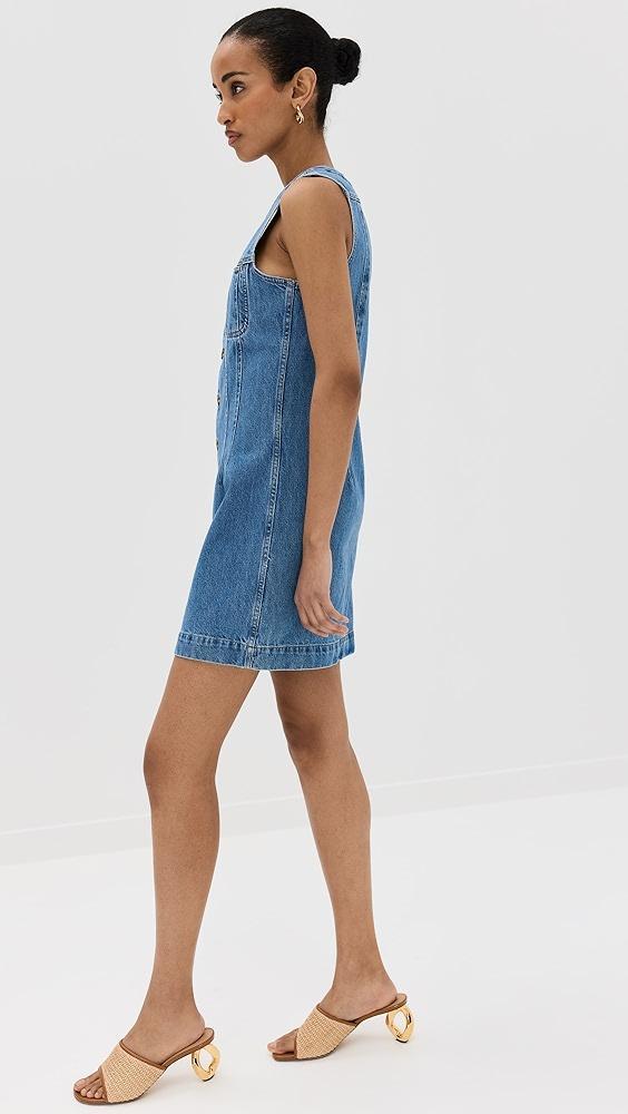 FRAME Sleeveless Trucker Pocket Dress | Shopbop Product Image