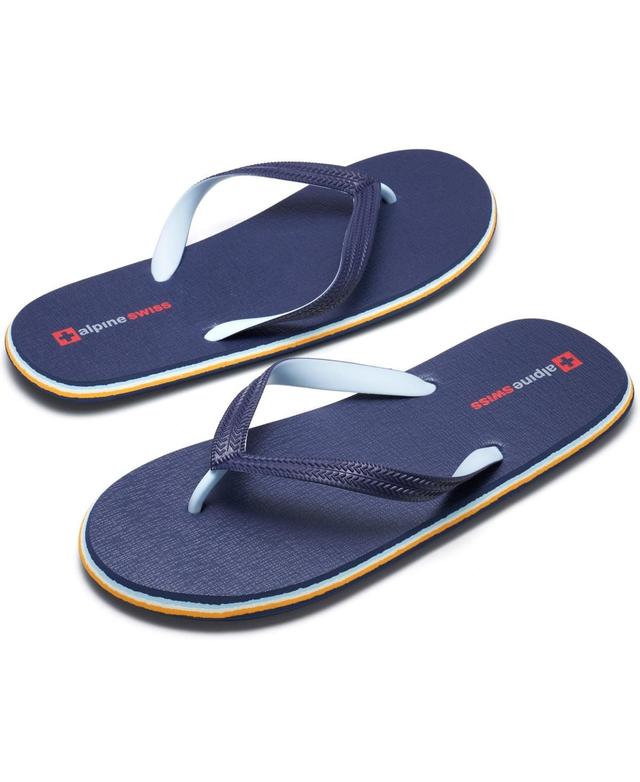 Alpine Swiss Mens Flip Flops Lightweight Eva Thong Summer Beach Sandals Product Image