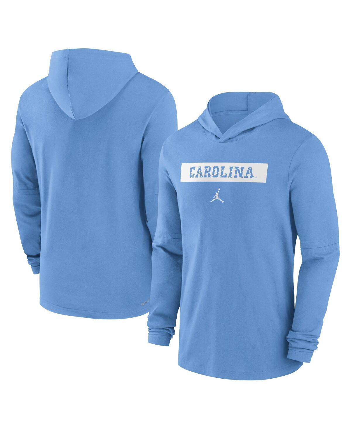 Men's North Carolina Tar Heels Sideline Jordan Dri-FIT College Long-Sleeve Hooded Top Product Image