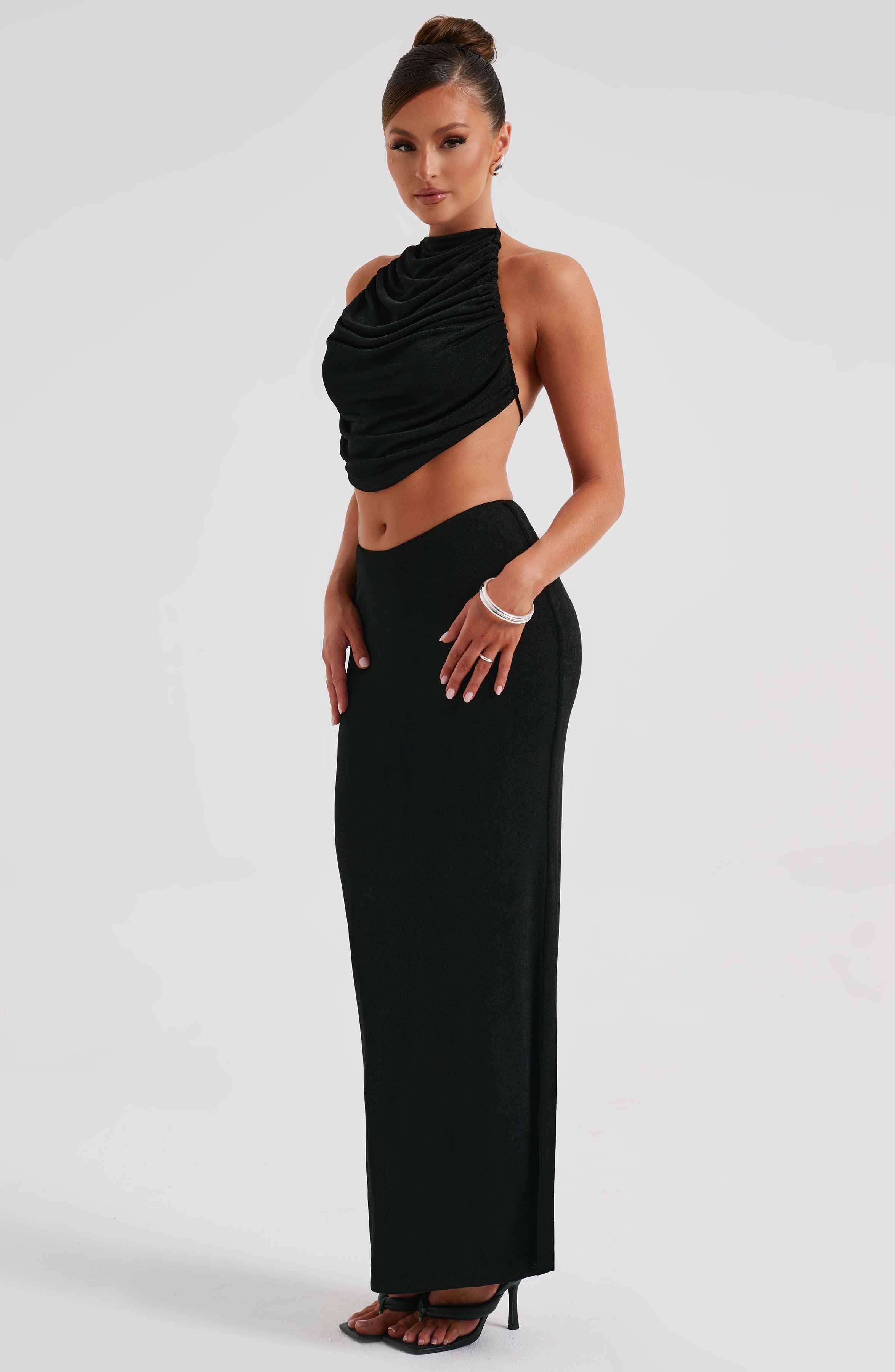 Fifi Maxi Skirt - Black Product Image