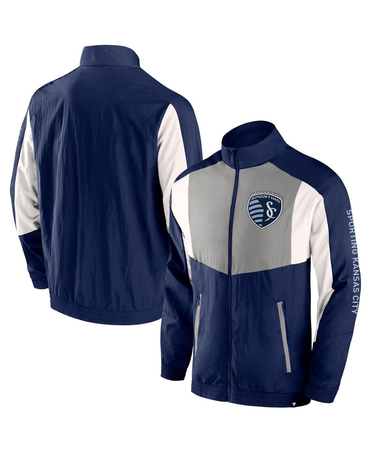 Mens Fanatics Branded Purple Orlando City SC Net Goal Raglan Full-Zip Track Jacket Product Image