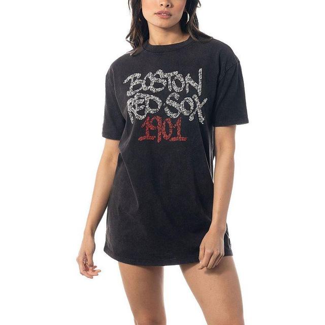 Womens The Wild Collective Boston Red Sox T-Shirt Dress Product Image