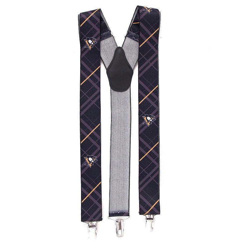 Mens Black Pittsburgh Penguins Suspenders Product Image