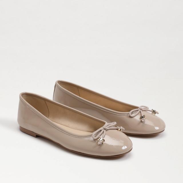 Sam Edelman Felicia Luxe Ballet Flat Chai Latte Patent Product Image