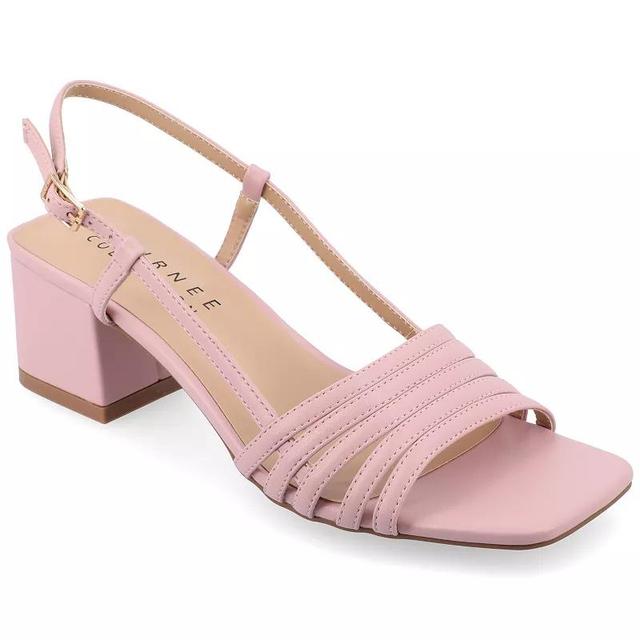 Journee Collection Shayana Womens Tru Comfort Foam Sandals Pink Product Image