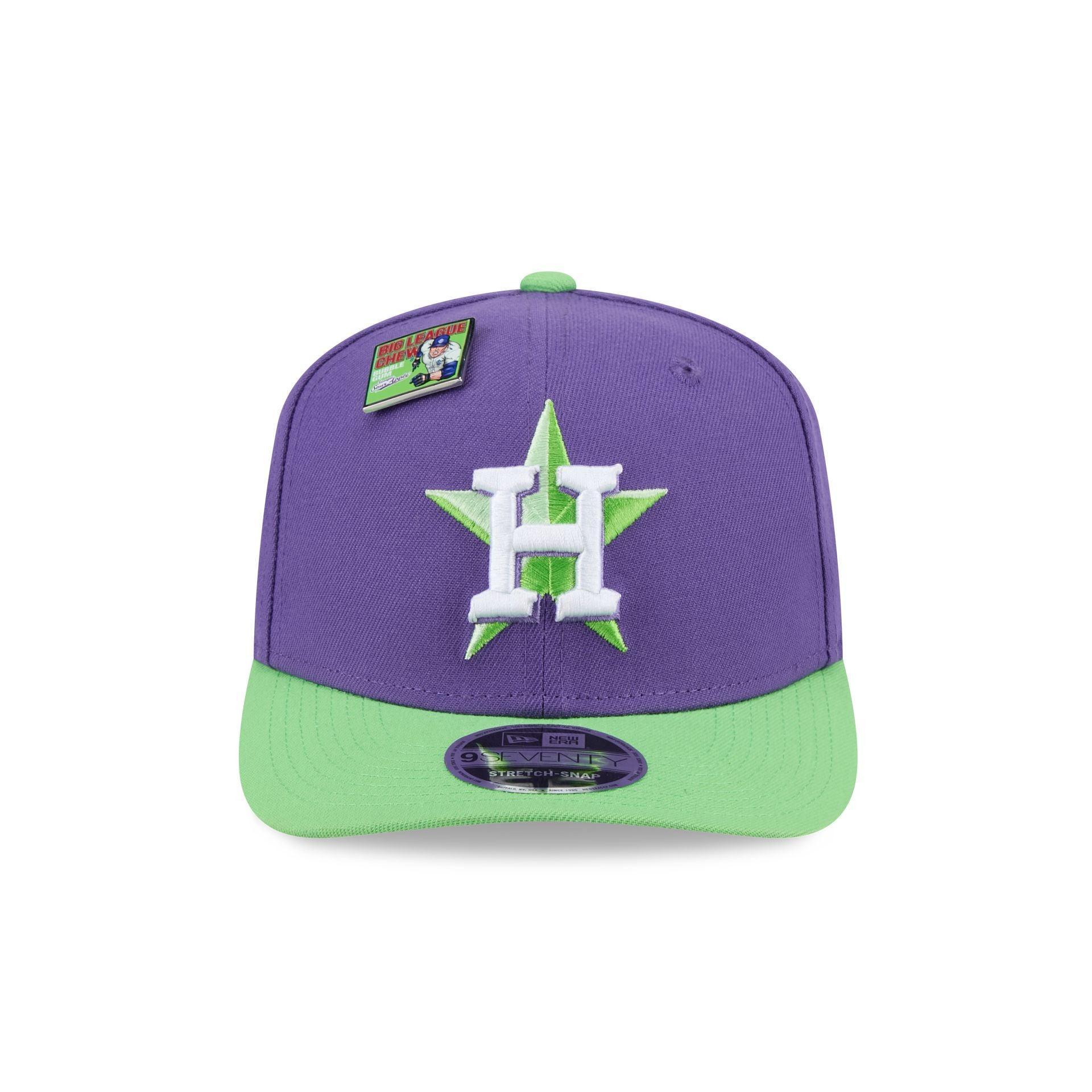 Big League Chew X Houston Astros Swingin' Sour Apple 9SEVENTY Stretch-Snap Hat Male Product Image