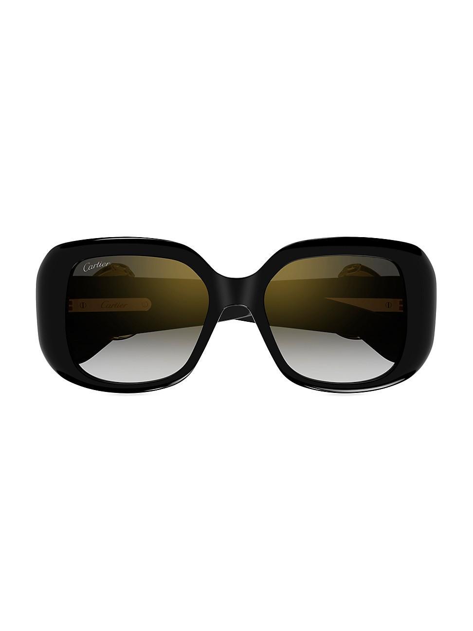 Cartier 54mm Square Sunglasses Product Image