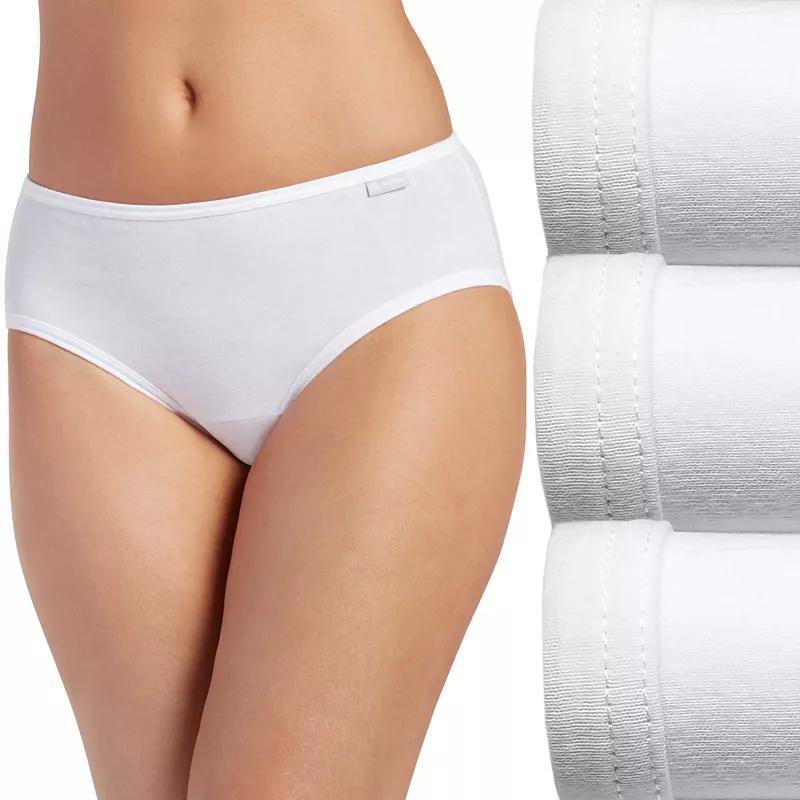 Womens Jockey Elance 3-Pack Hipster Panty Set 1488 White Product Image