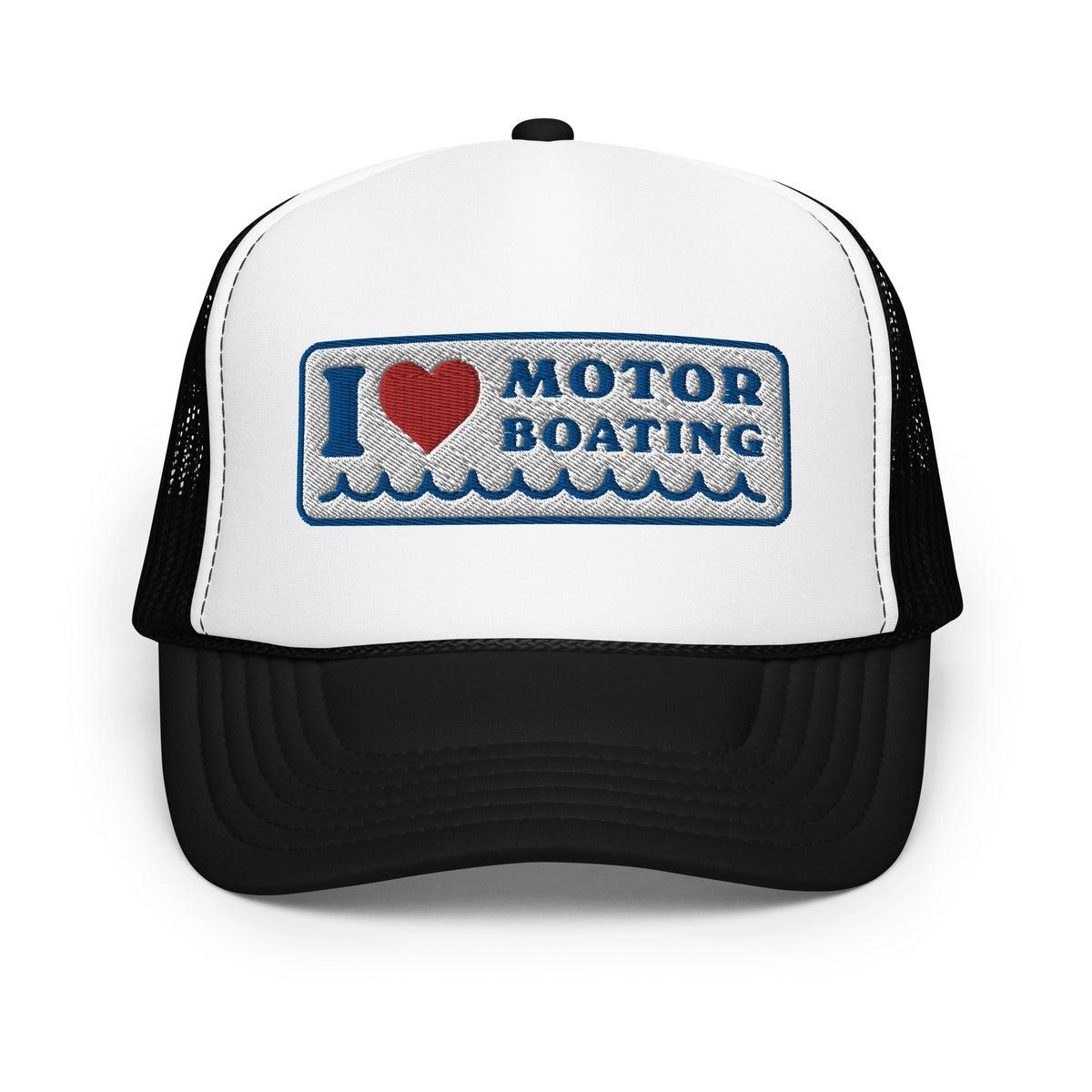 I Love Motorboating - Classic Foam Trucker Hat Product Image