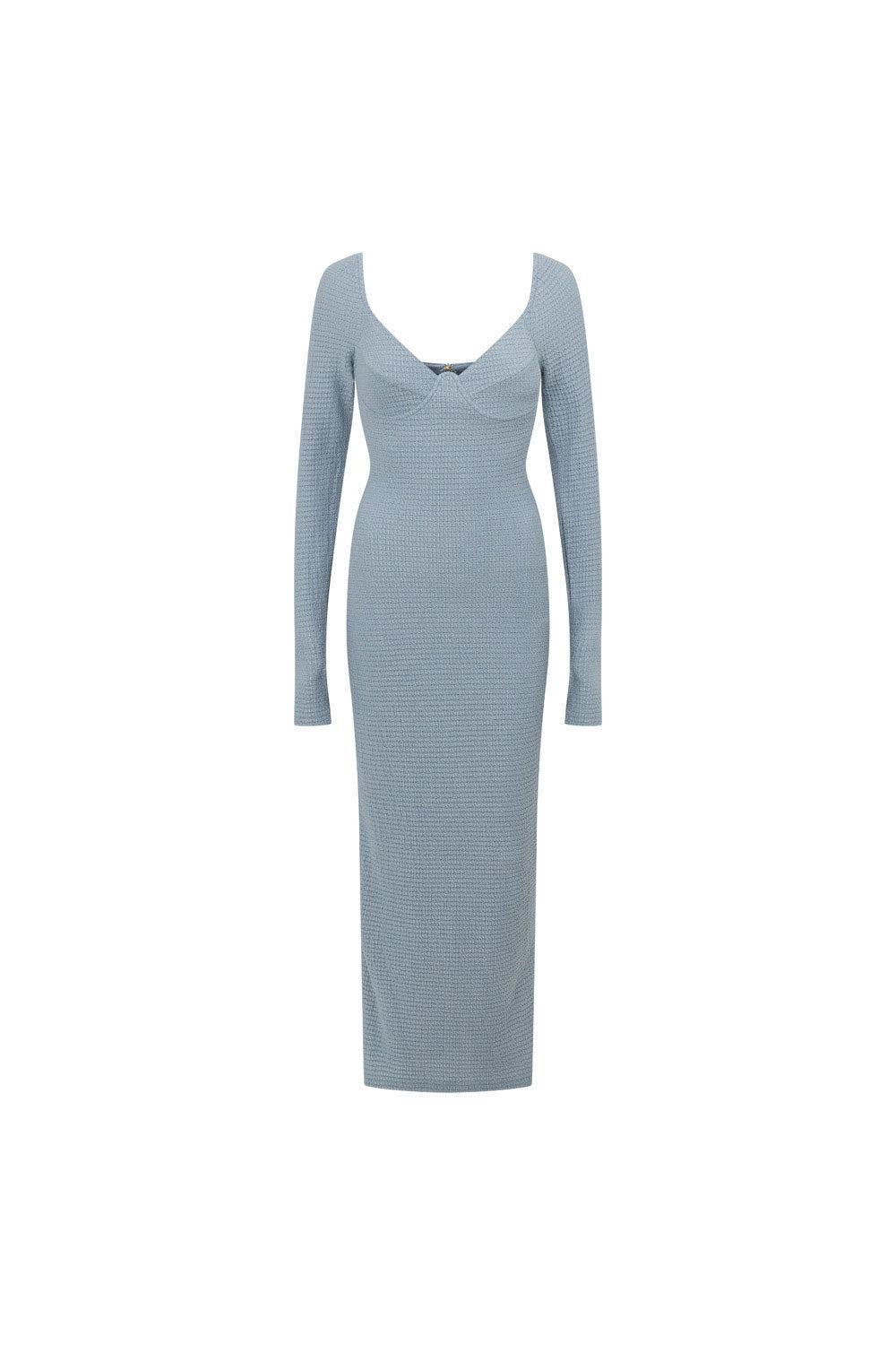 Carmen Dress - Blue Product Image