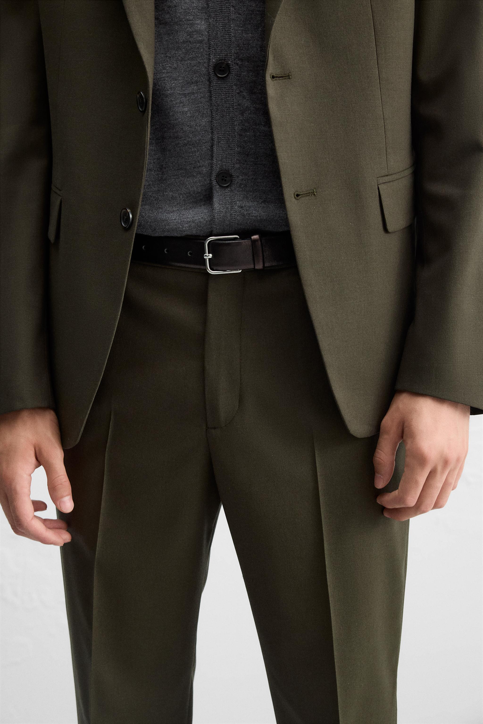 TEXTURED SUIT PANTS Product Image