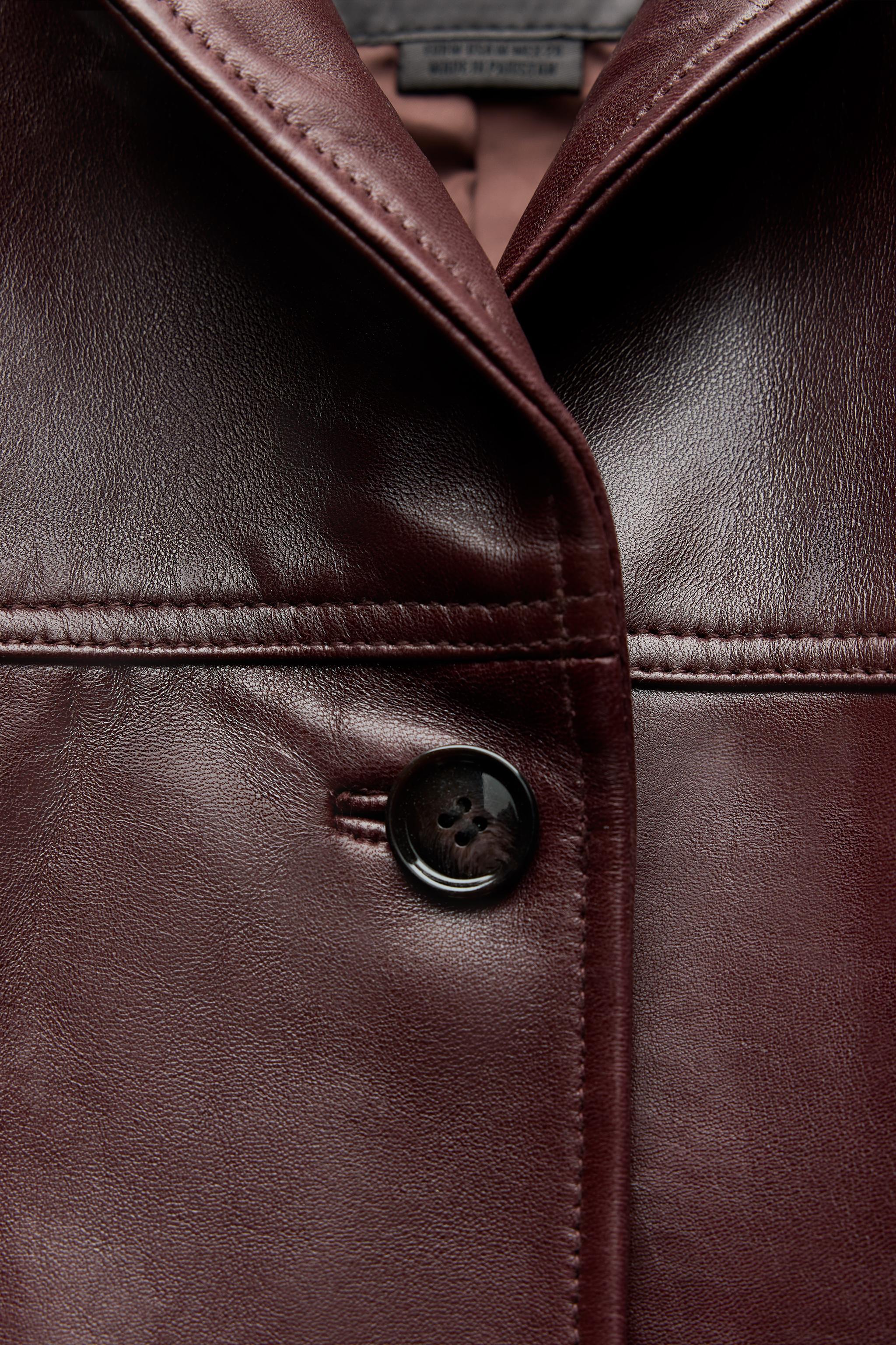 LEATHER JACKET ZW COLLECTION Product Image