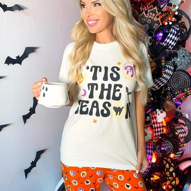 Tricks and Treats Ivory Comfort Colors Graphic Tee Macy Blackwell X Pink Lily Product Image