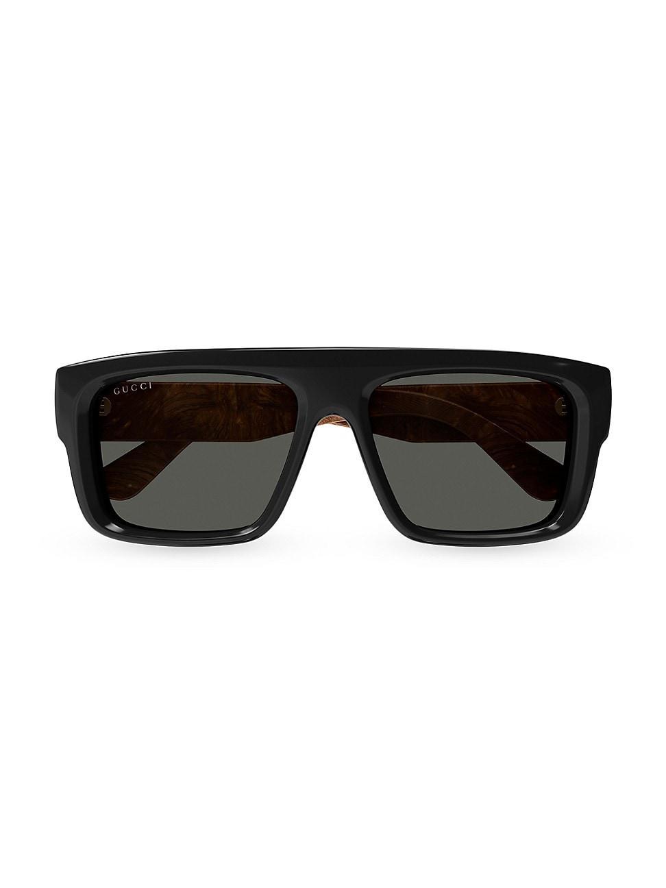 Mens GG1461Sm Acetate Rectangle Sunglasses Product Image