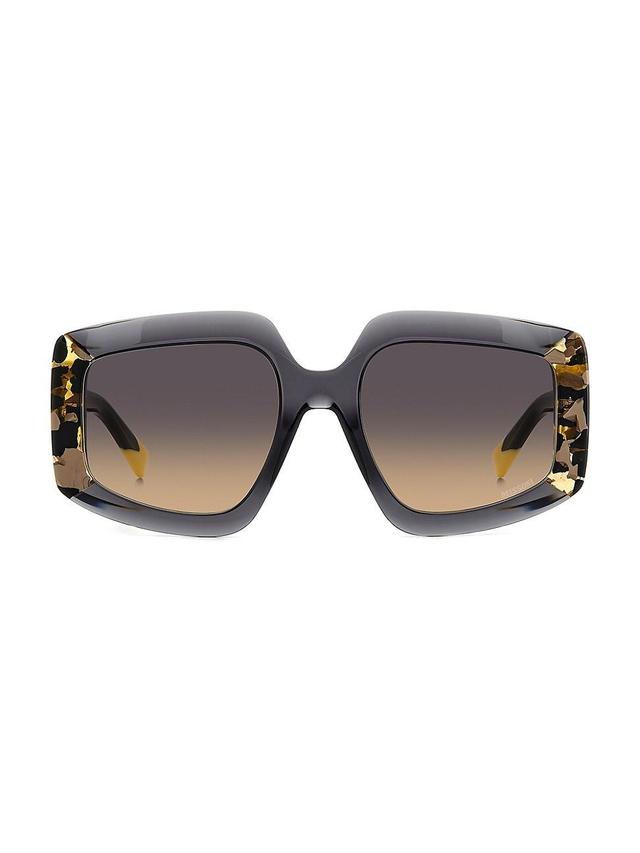 Womens 54MM Rectangular Sunglasses Product Image