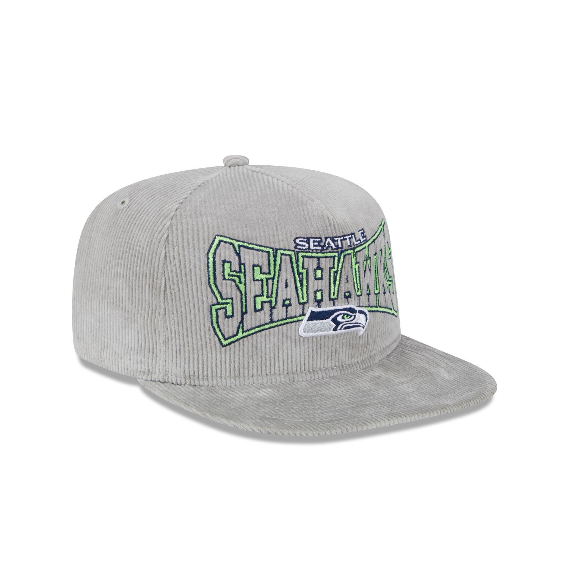 Seattle Seahawks Gray Cord Golfer Hat Male Product Image