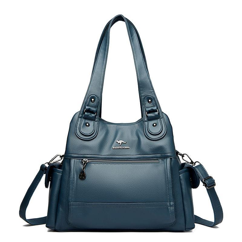 Faux Leather Tote Bag Product Image