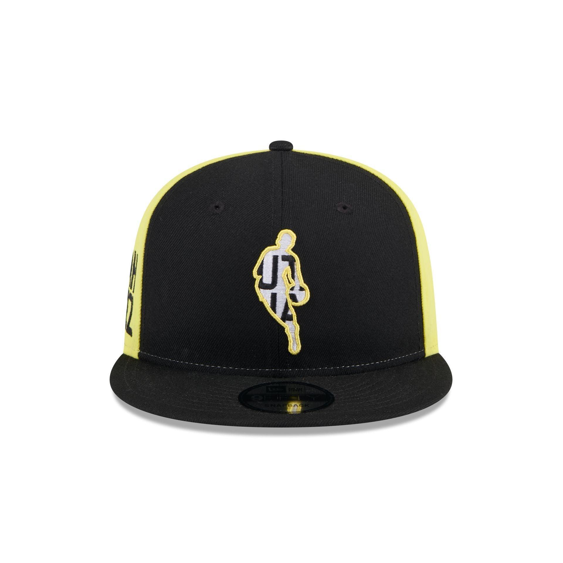 Utah Jazz Front Logoman 9FIFTY Snapback Hat Male Product Image