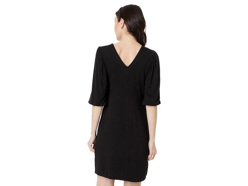 Womens V-Neck Knee-Length Dress Product Image