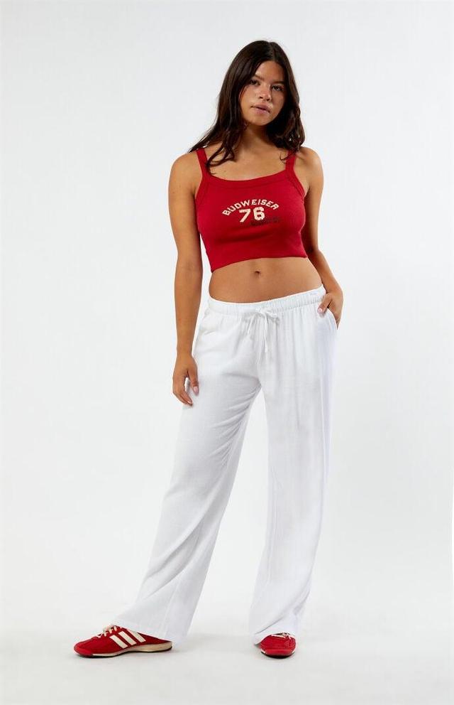 Women's Linen Pull-On Pants Product Image