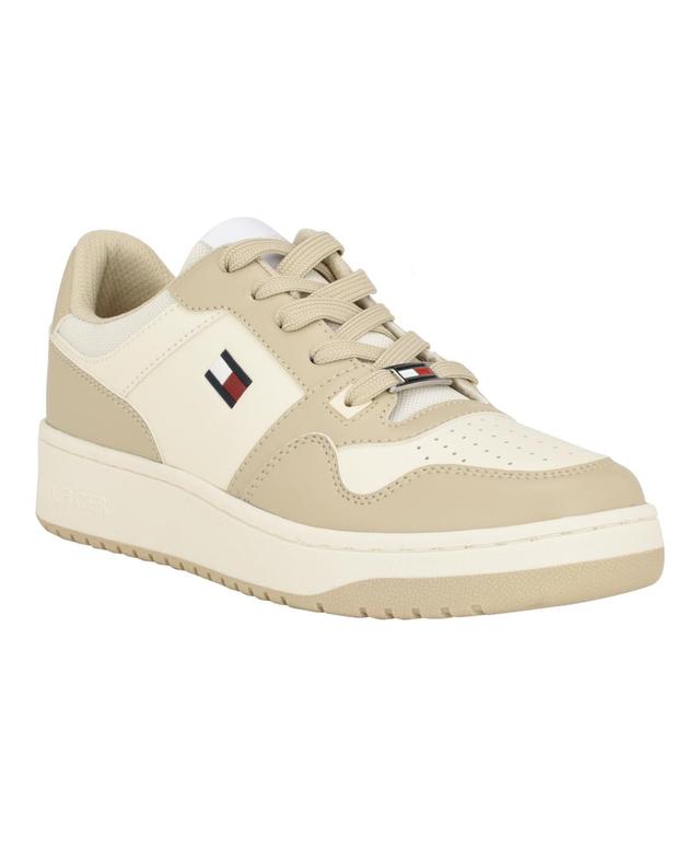 Tommy Hilfiger Womens Twigye Casual Lace up Sneakers - White Product Image