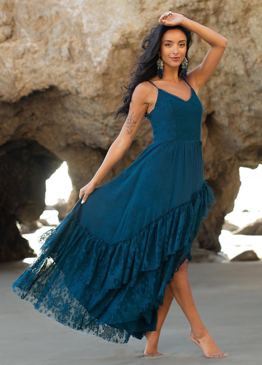 Christelle Dress in Deep Ocean Product Image