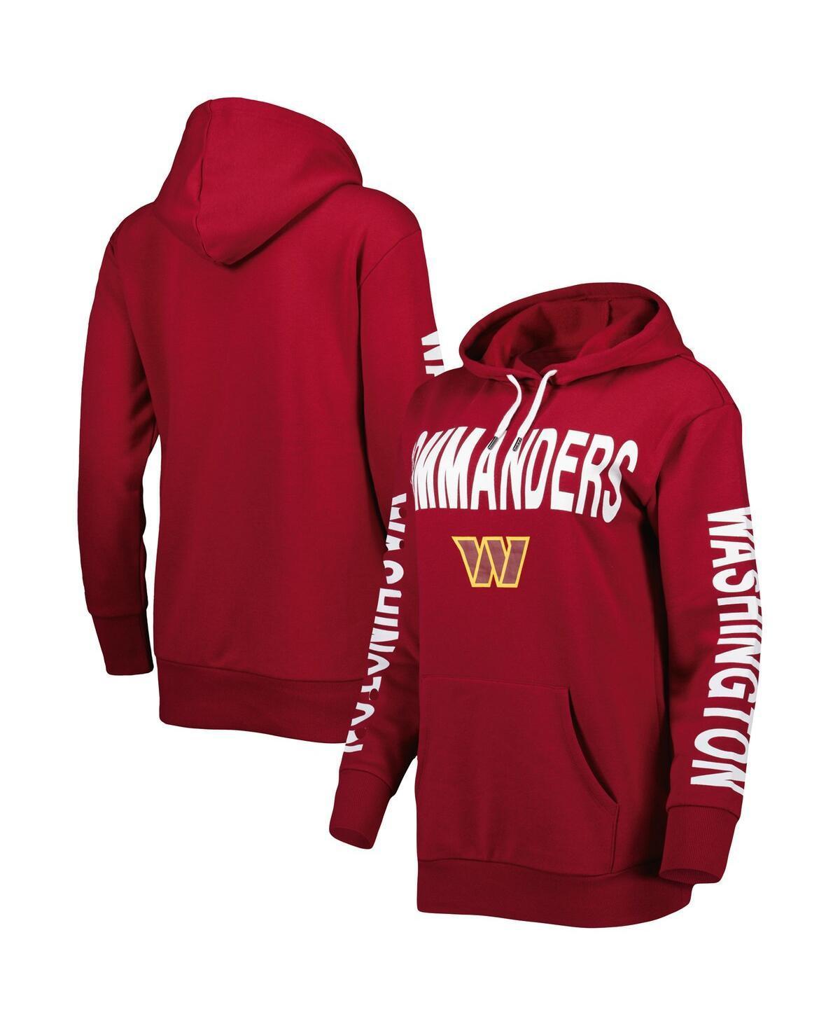 Womens G-iii 4Her by Carl Banks Burgundy Washington Commanders Extra Point Pullover Hoodie Product Image