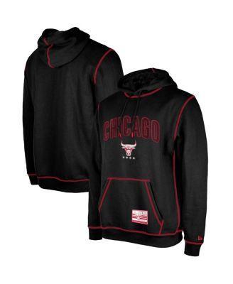 Mens New Era Black Cleveland Cavaliers 2023/24 City Edition Satin Stitch Elite Pack Pullover Hoodie Product Image