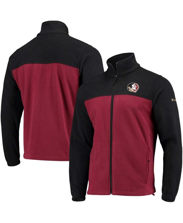 Mens Columbia /Garnet Florida State Seminoles Flanker III Fleece Team Full-Zip Jacket Product Image