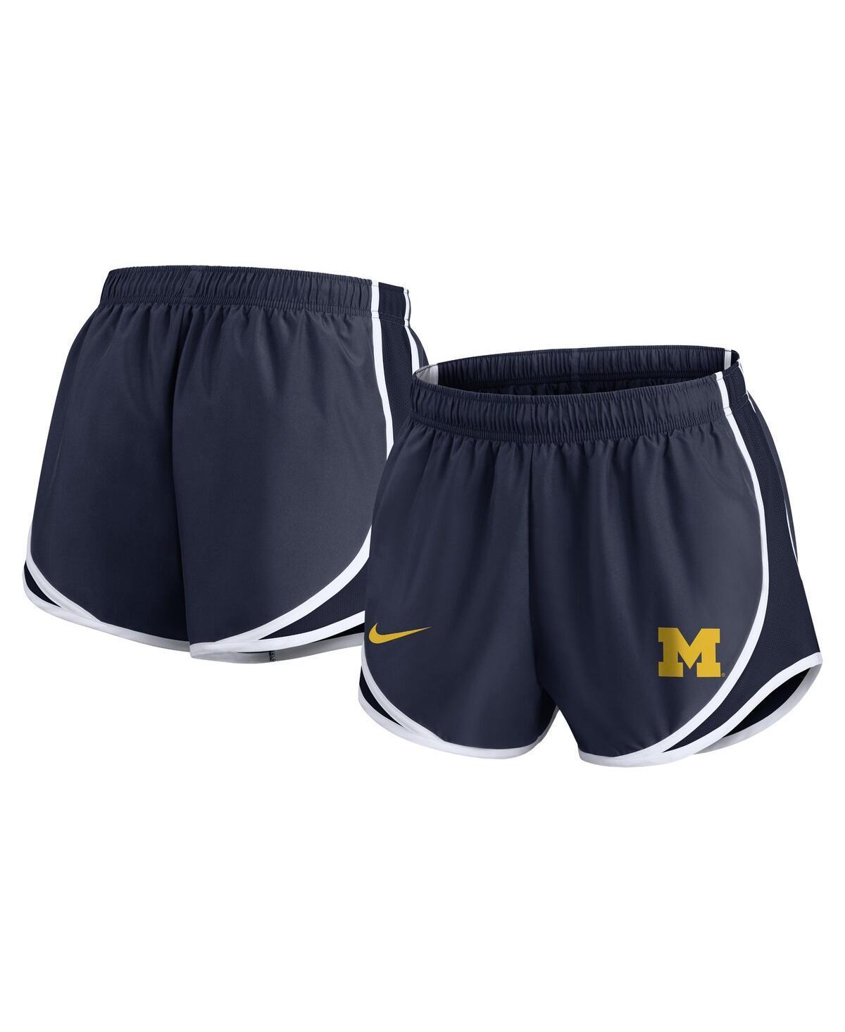 Nike Womens Navy West Virginia Mountaineers Primetime Tempo Performance Shorts - Navy Product Image