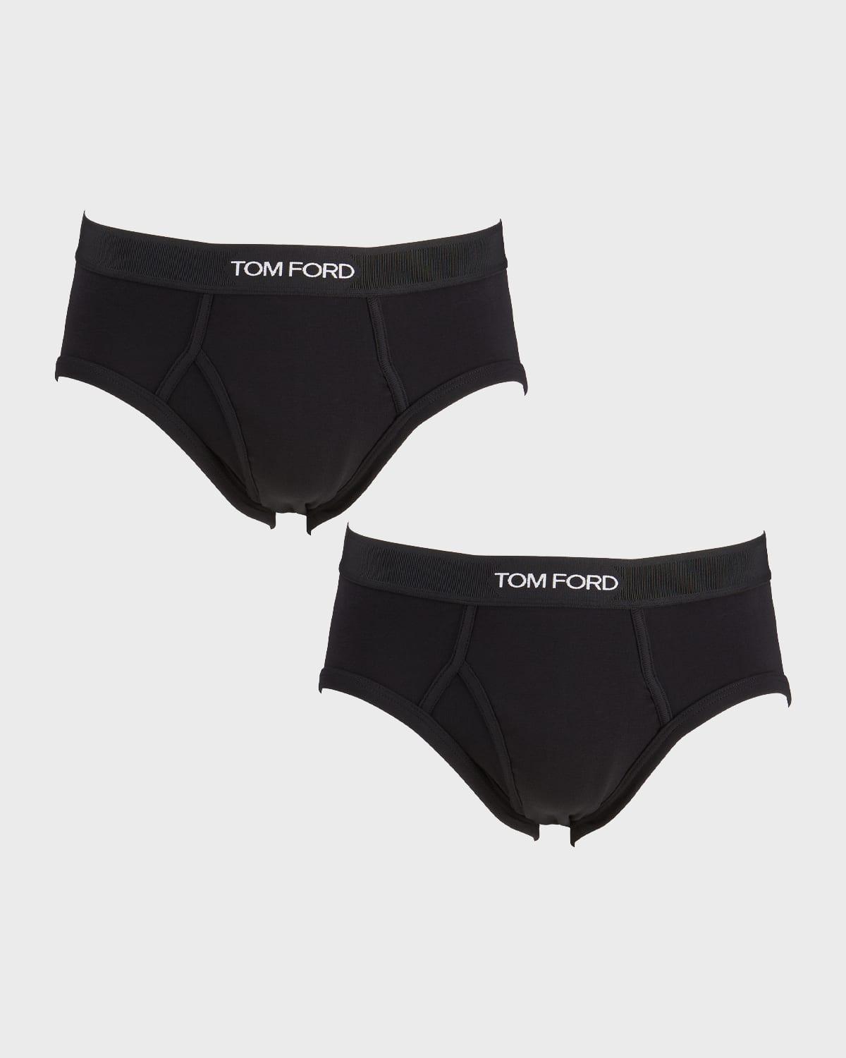 Mens 2-Pack Stretch-Cotton Logo Briefs Product Image