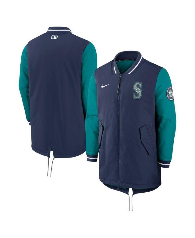 Mens Nike Atlanta Braves Dugout Performance Full-Zip Jacket Blue Product Image